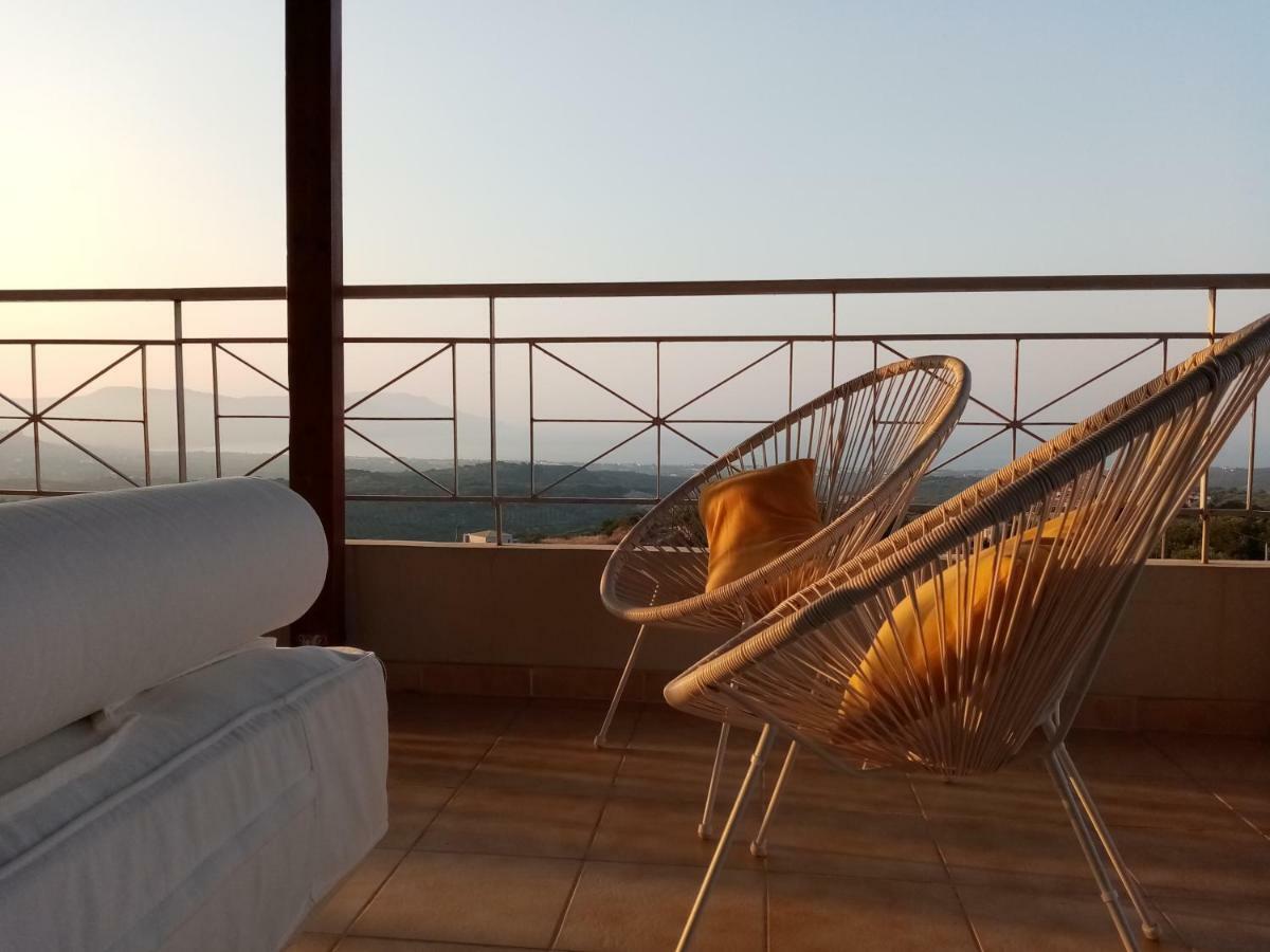 360 Panorama House - Gazing At Horizon And The Stars Of The Galaxy In The Night - Fresh Cool Breeze Most Of The Time - Just 7 Min From The Beach Kournás 외부 사진