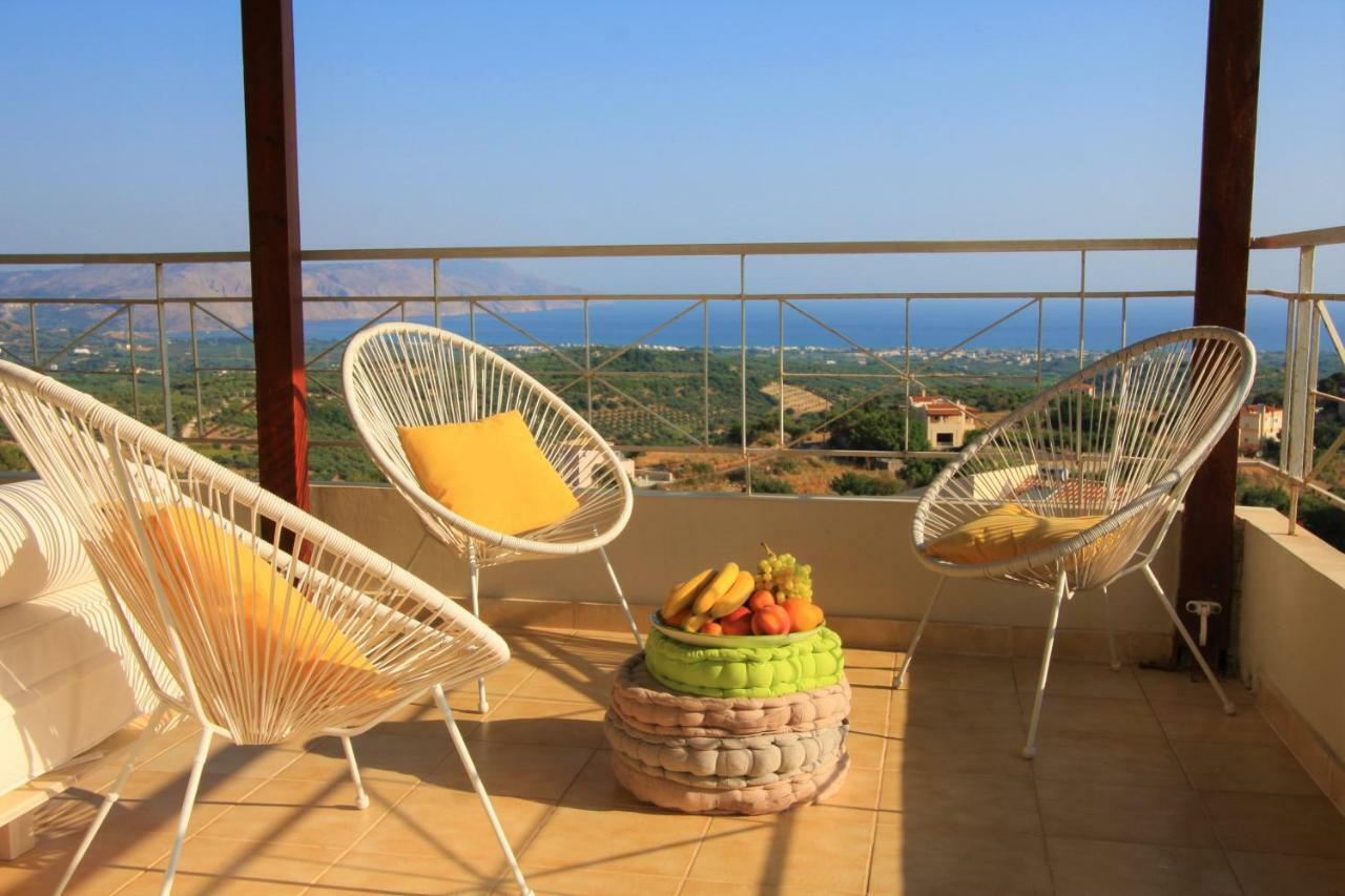 360 Panorama House - Gazing At Horizon And The Stars Of The Galaxy In The Night - Fresh Cool Breeze Most Of The Time - Just 7 Min From The Beach Kournás 외부 사진